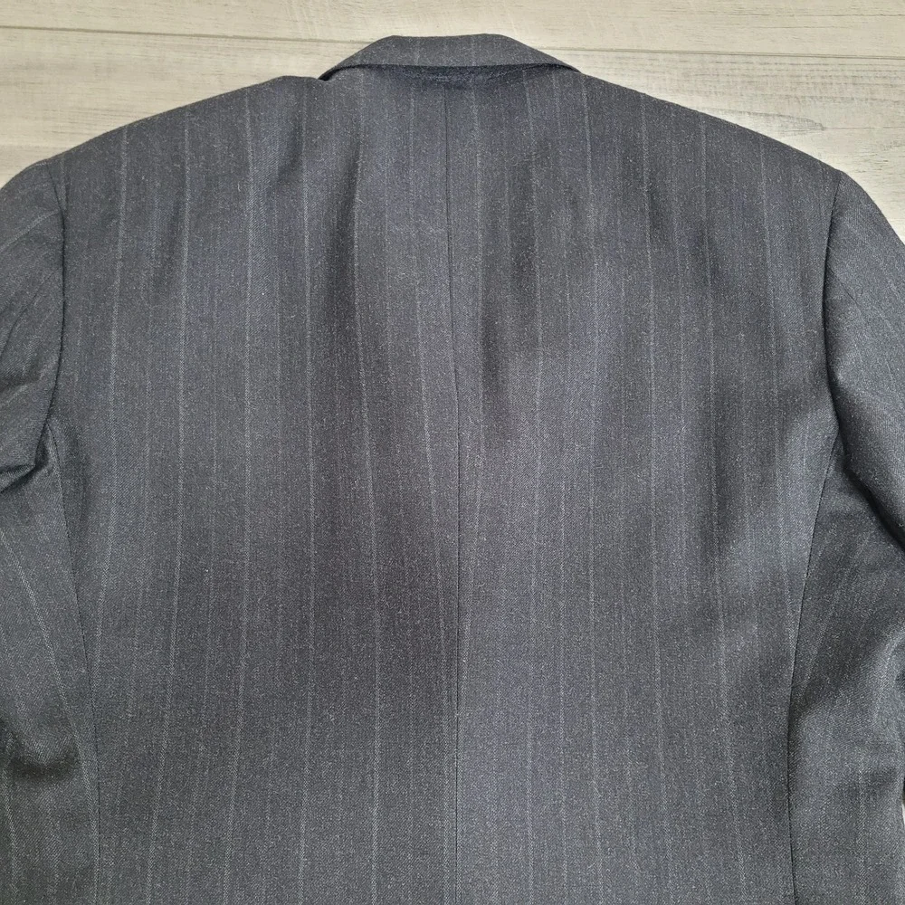🕴️Vintage‎ Nino Cerruti Rue Royale Men's S/M Pinstripe Wool Blazer Filene's